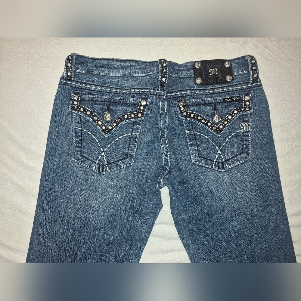 Miss Me Bootcut Jeans Size 29 X 34 - Picture 4 of 7